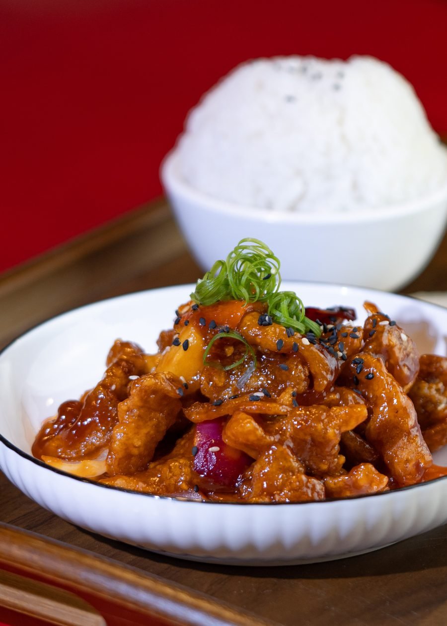 Sweet and sour dish at Uncle Yin's
